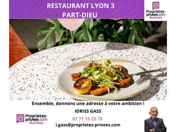 Cède restaurant 94 couverts terrasse Lyon 69003