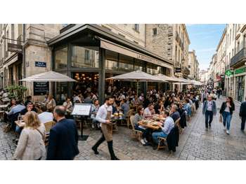 Restaurant rentable quartier affaires Montpellier