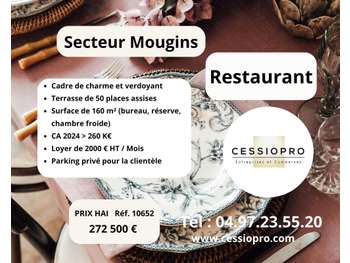 Vente restaurant sur emplacement stratégique 06