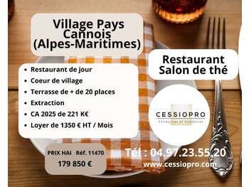 AV restaurant salon de the terrasse Pays Cannois