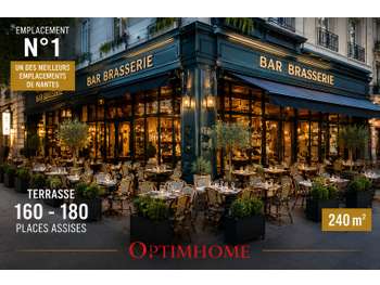 Vente restaurant bar d'exception empl N°1 à Nantes