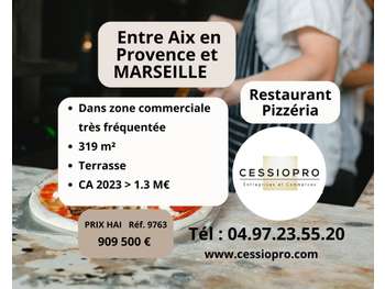 AV restaurant pizzeria en zc aux Pennes Mirabeau