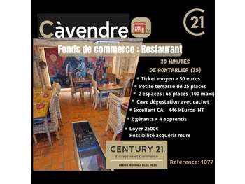 Restaurant traditionnel licence 4 zone frontalière