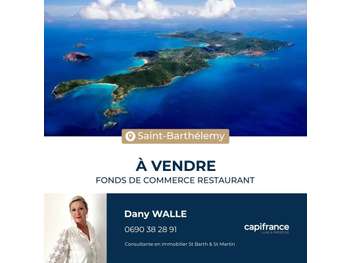 A vendre restaurant bar à Saint Barthélémy