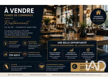 Cède restaurant avec terrasse à Saint-Martin-de-Ré
