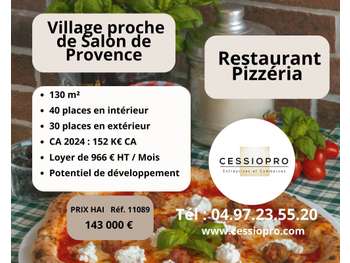 A vendre restaurant pizzeria village proche Salon