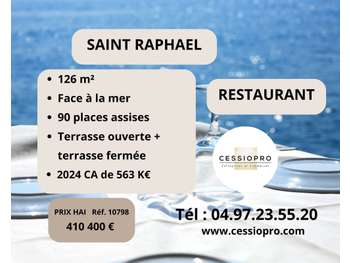Vente restaurant traditionnel face mer St Raphaël