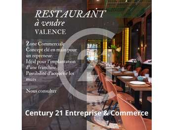 A vendre restaurant top emplacement à Valence