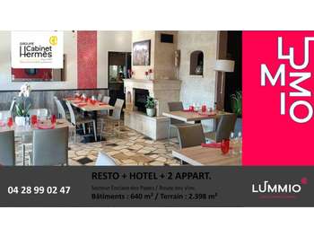 Vente restaurant + hôtel 5 ch+ 2 apparts à Tulette