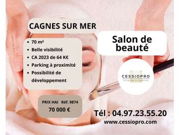 Vente salon de beauté de 70m² à Cagnes sur Mer