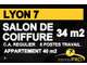 Vente salon de coiffure 6 postes de travail à Lyon