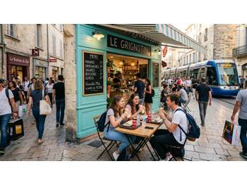 Vente salon de thé rue piètonne Montpellier centre