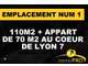 AV affaire avec superbe emplacement à Lyon 7