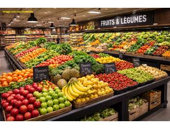 Vente fonds supermarché enseigne nationale 92100