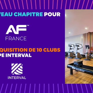 Anytime Fitness fait l'aquisition du réseaux toulousain Interval Sport