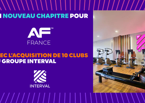 ANYTIME FITNESS - Anytime Fitness fait l'aquisition du réseaux toulousain Interval Sport