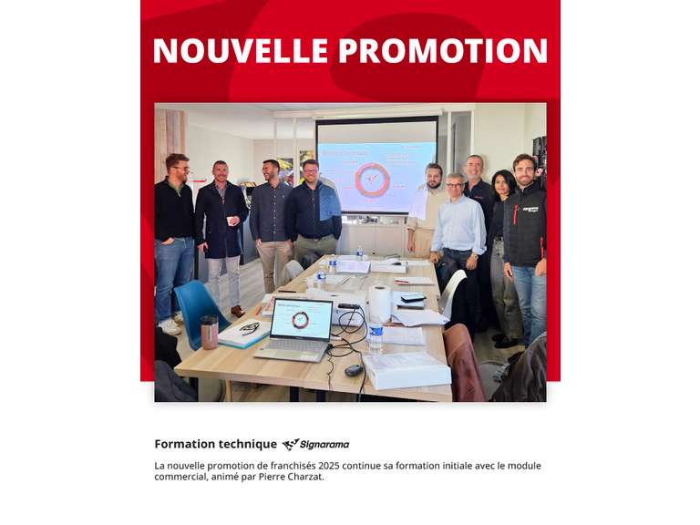Après la technique, la formation commerciale !