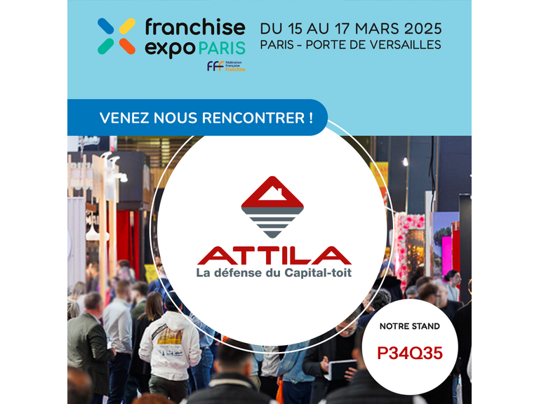 ATTILA au Salon Franchise Expo Paris 2025 : Venez rencontrer notre réseau !