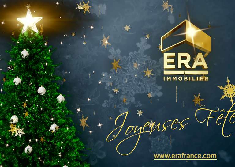 ERA IMMOBILIER - BONNES FÊTES DE FIN D'ANNÉE AVEC LE RESEAU ERA IMMOBILIER !