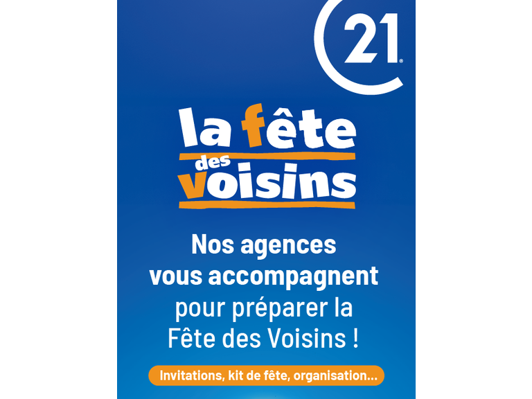 CENTURY 21 partenaire officiel de la Fête des Voisins du 23 mai partout en France !