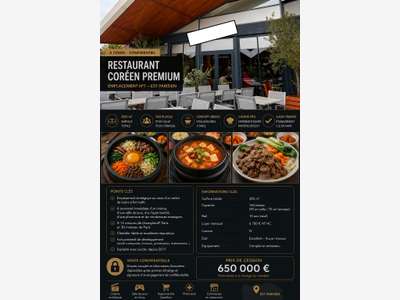 Restaurant Premium 300 m² dans Centre de Loisirs