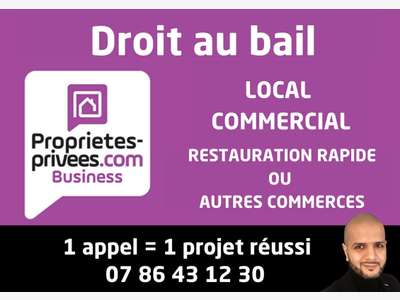 Vente restauration rapide snack métropole Amiens