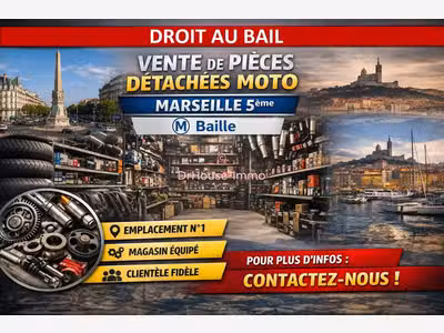 Cède FDC pièces détachées motos 13005 métro Baille