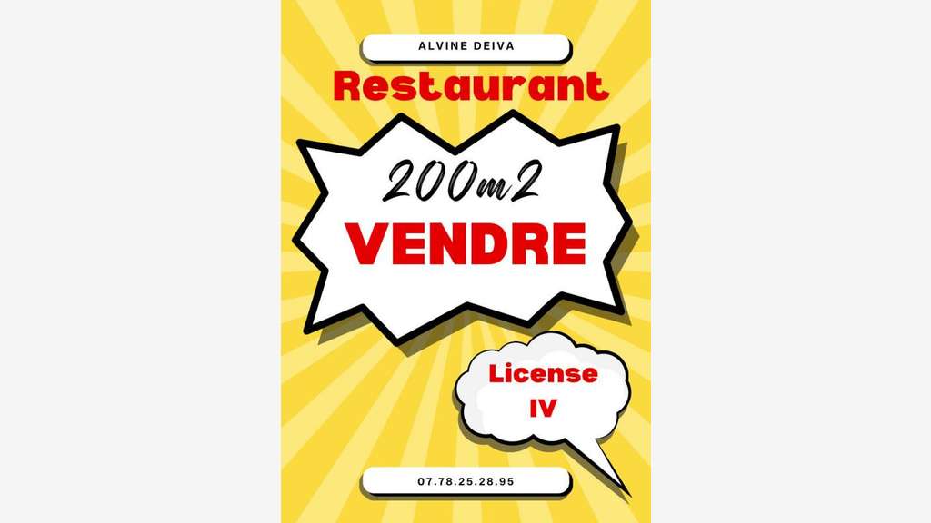Vente bar restaurant à Pont Sainte Maxence
