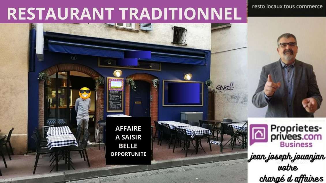 Restaurant traditionnel 48m² à vendre à Toulouse