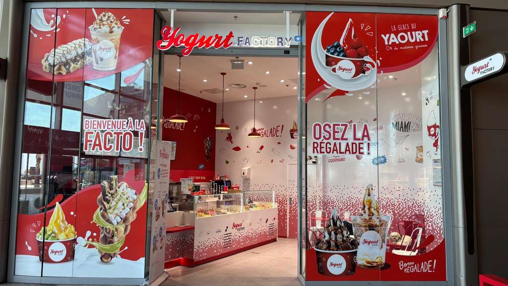 Ouvrez kiosque glace en centre commercial à Lyon