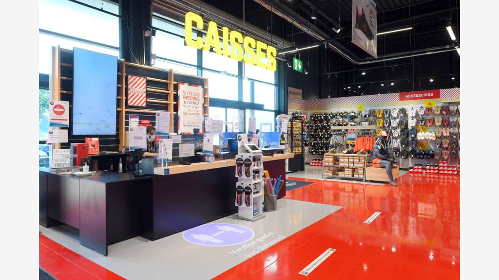 Création magasin Sport 2000 à Evreux