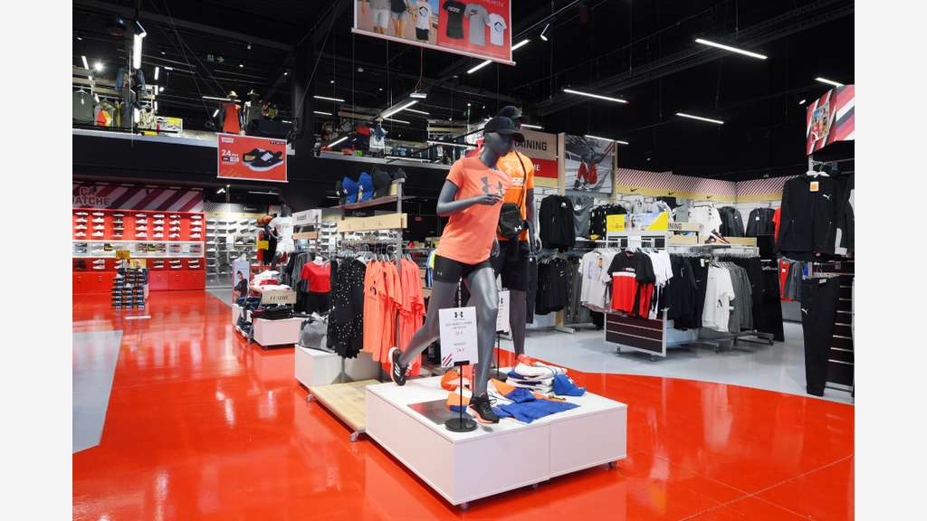 Création magasin Sport 2000 à Evreux