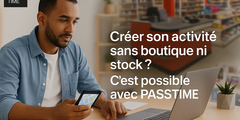PASSTIME - Créer son activité sans boutique ? PASSTIME ouvre une voie nouvelle à l’entrepreneuriat local