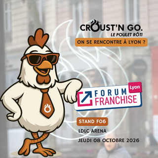 🚀 CROUST'N GO vous donne rendez-vous au Forum Franchise Lyon 2026