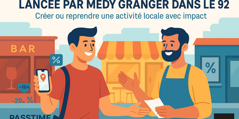 PASSTIME - Entreprendre avec PASSTIME : Medy Granger lance son activité dans les Hauts-de-Seine (92)