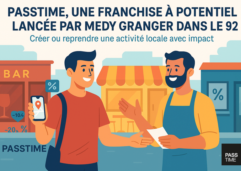 PASSTIME - Entreprendre avec PASSTIME : Medy Granger lance son activité dans les Hauts-de-Seine (92)