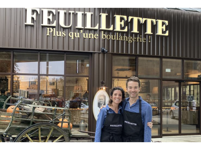 Feuillette inaugure son 77e établissement à Mérignac avec Pierre-Antoine et Margaux Gallet aux commandes