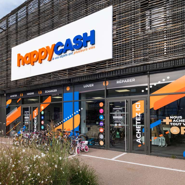 Le concept de la franchise HAPPY CASH - HAPPY TROC
