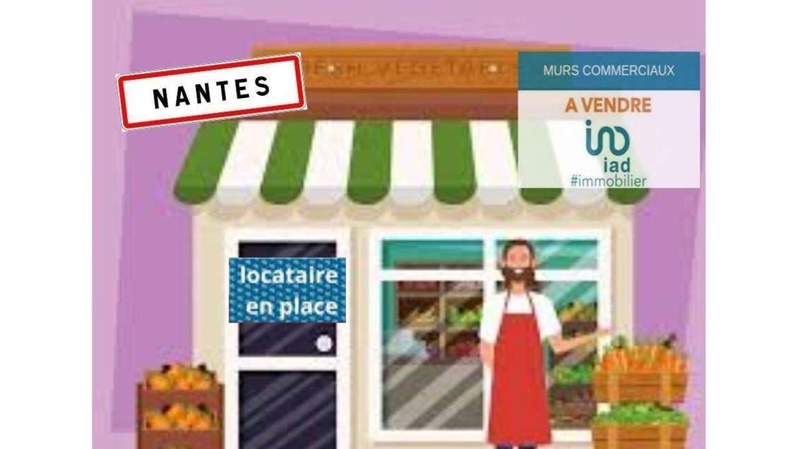 Vente boutique 45m² en centre-ville de Nantes