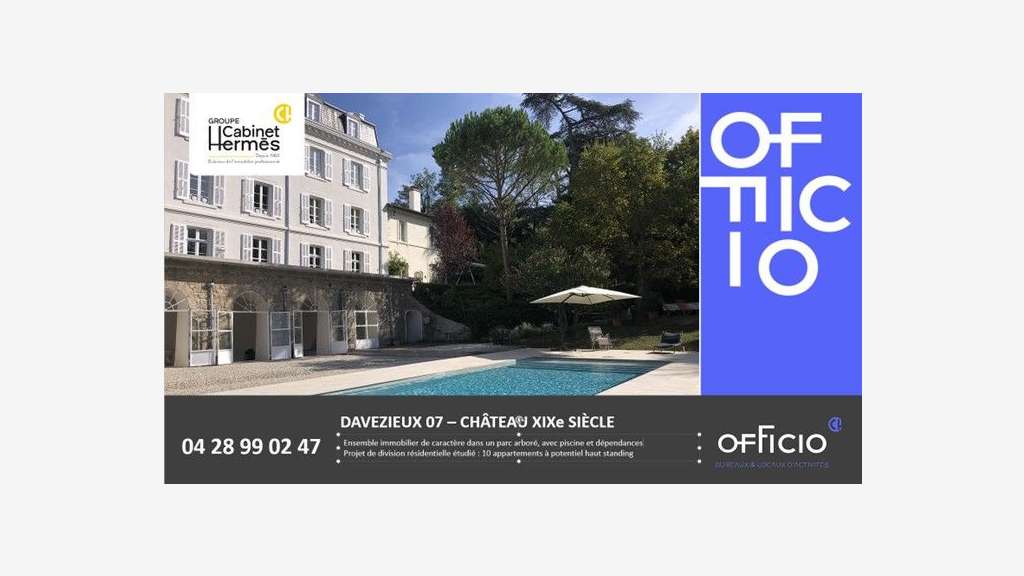 DAVEZIEUX 07 - CHATEAU A DIVISER EN APPARTEMENTS