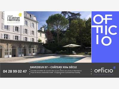 DAVEZIEUX 07 - CHATEAU A DIVISER EN APPARTEMENTS
