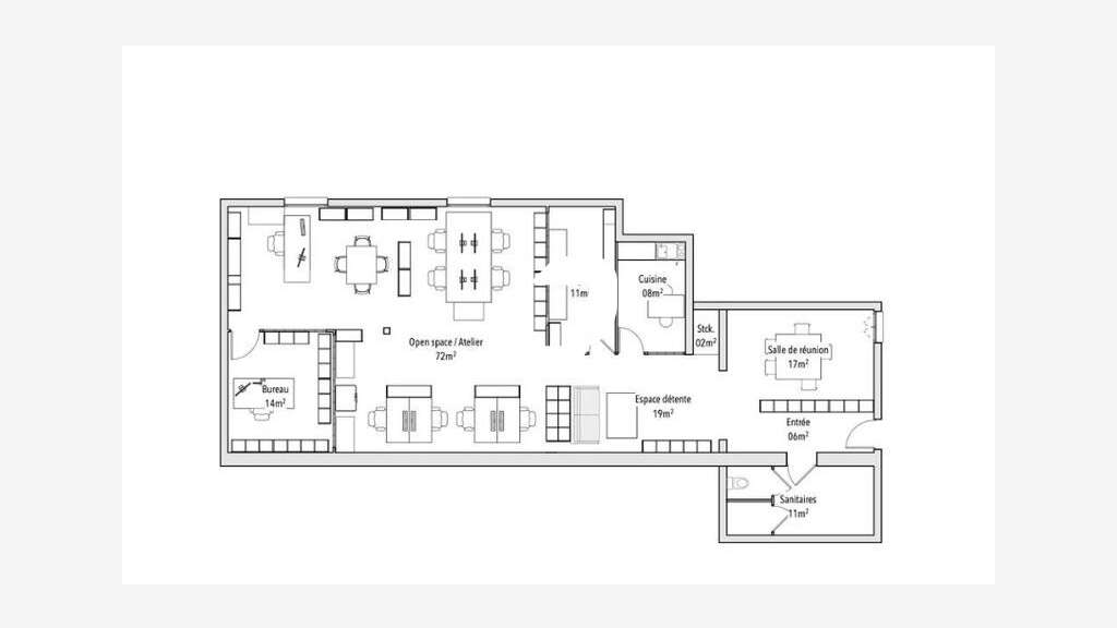 Vente Bureaux 157m² Montreuil