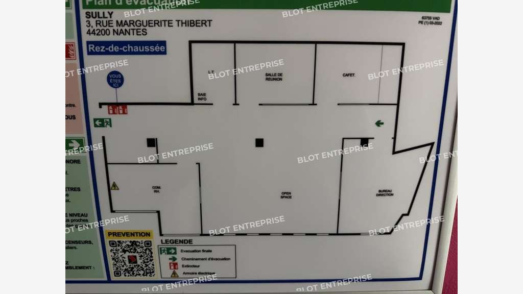 A vendre à louer bureaux 130m² à Nantes