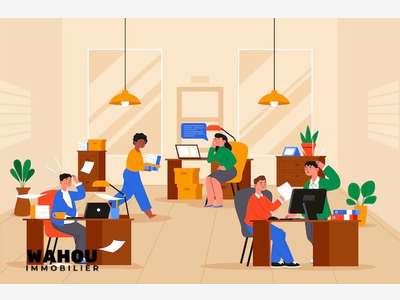 BUREAUX DE 130 M² AVEC PARKINGS PRIVATIFS