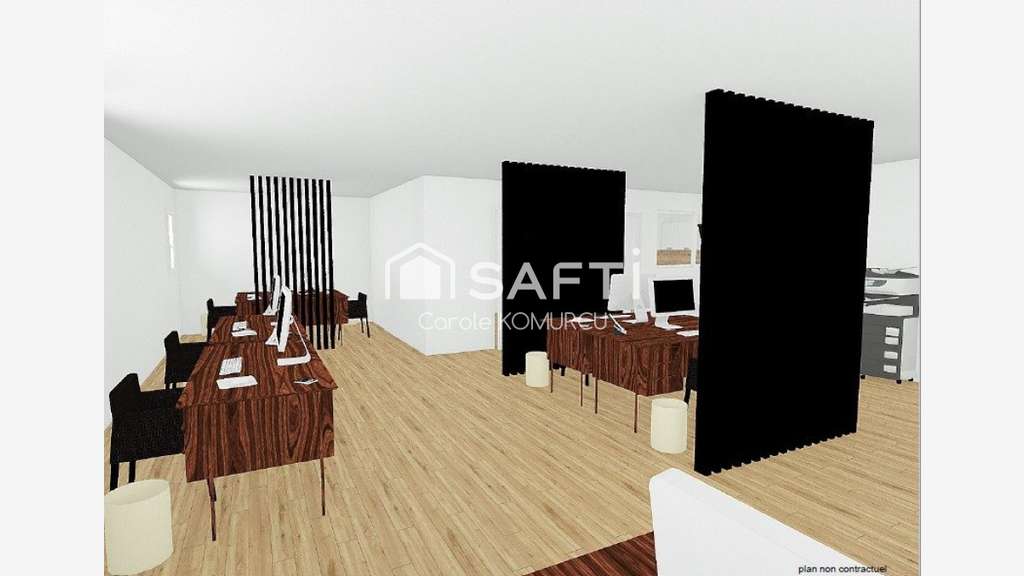 Vente bureau, plateau 184m² à Achères