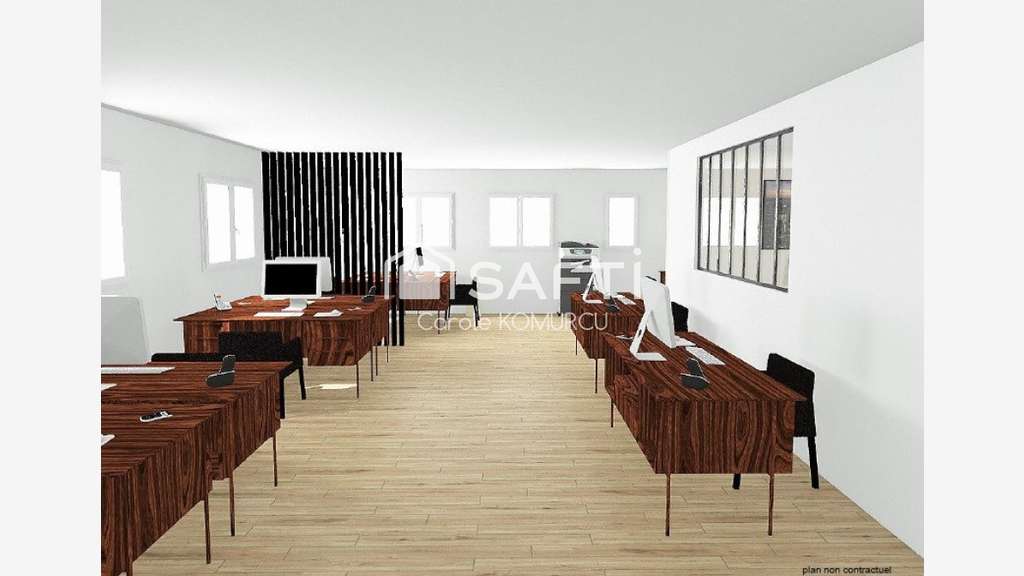 Vente bureau, plateau 184m² à Achères