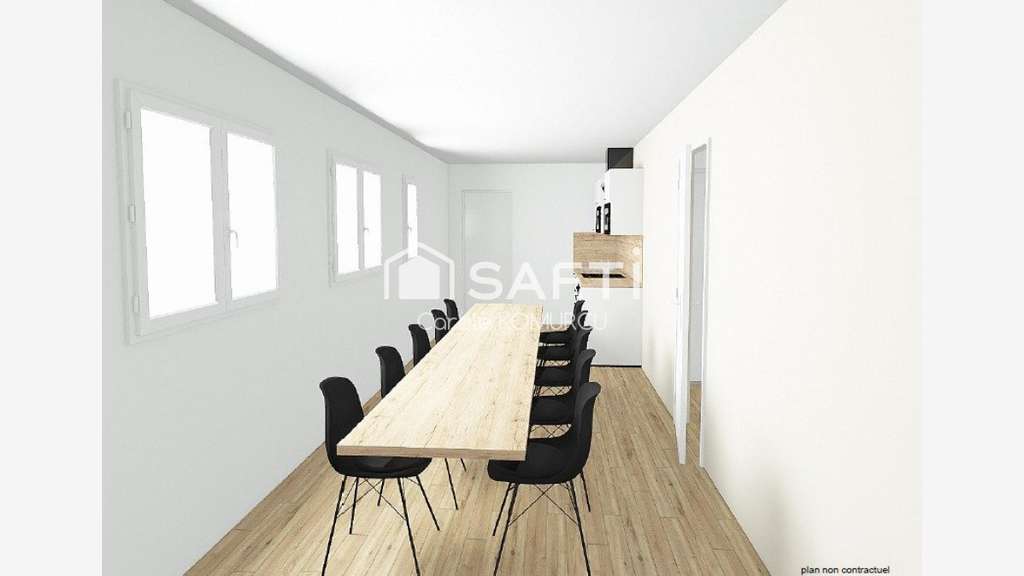 Vente bureau, plateau 184m² à Achères