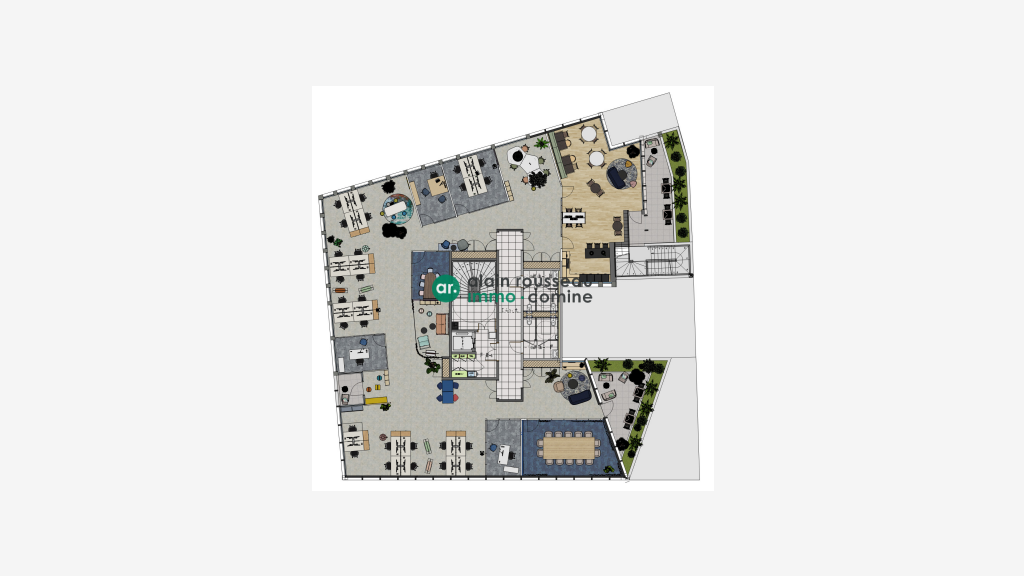 A vendre 220m² bureaux neufs Angers Belle-Beille