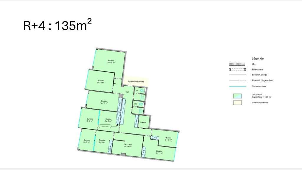 Bureaux 135m² à vendre en centre-ville d'Annecy