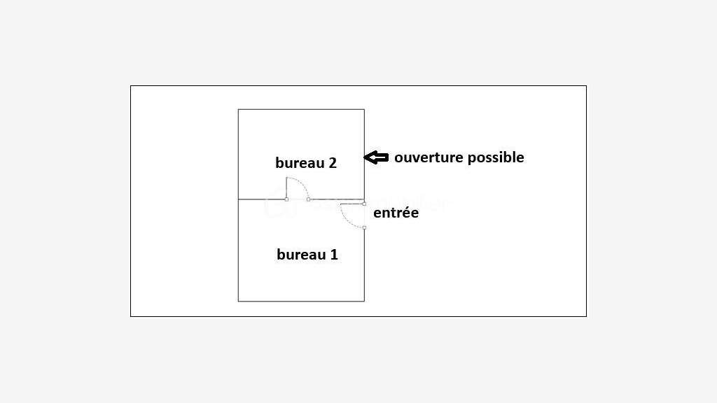 Vente murs pros de 46m² au 2 ème étage à Antibes